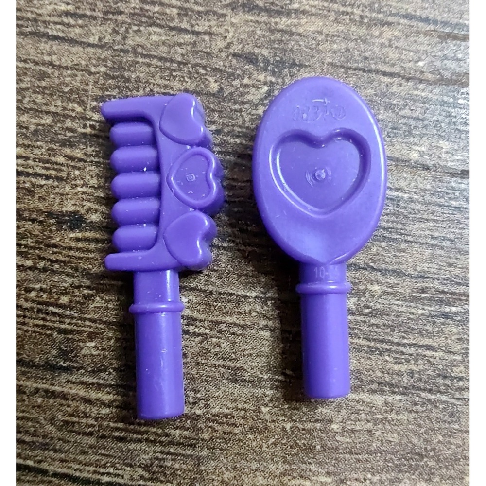 Lego Friends Minifigure Hair Accessories Lot Comb Brush Purple